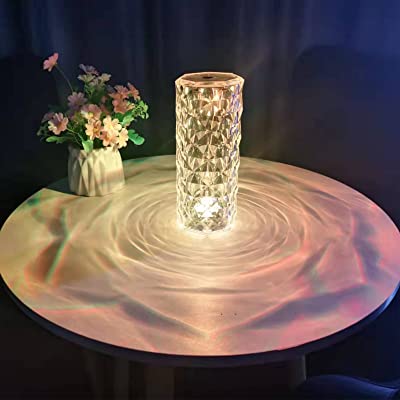 16 Colors Diamond Rose Crystal Lamp